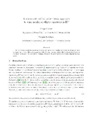 دانلود کتاب A nonsmooth critical point theory approach to some nonlinear elliptic equations in R^n