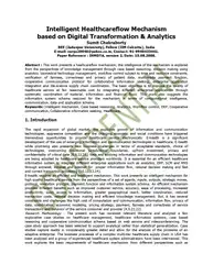 Intelligent Healthcare flow... image