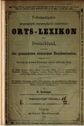 Vollständigstes geographische-topographisch-statistisches Orts-Lexikon... image