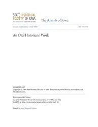 An Oral Historians’... image