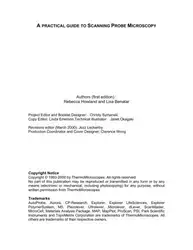 دانلود کتاب A practical guide to scanning probe microscopy