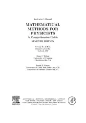 دانلود کتاب Instructor’s Manual: Mathematical Methods for Physicists
