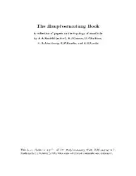 The Hauptvermutung Book... image