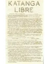 Katanga Libre. n°... image