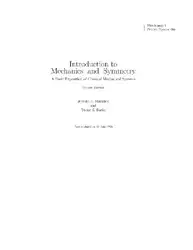 Introduction to Mechanics...