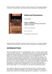 Historical Economics: Art... image