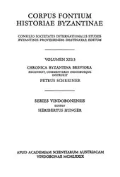 Die byzantinischen Kleinchroniken.... image