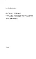 Istorijos mokslas Vytauto... image