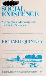Social Existence: Metaphysics,... image