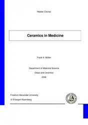 Ceramics in Medicine.... image