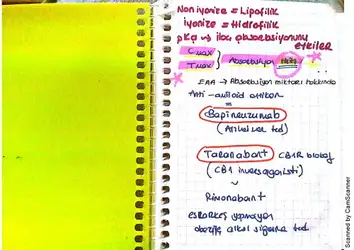 Farmakoloji Özet Defteri image