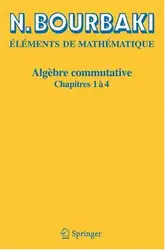 Algèbre commutative: Chapitres... image