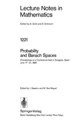 دانلود کتاب Probability and Banach Spaces