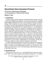 Recombinant Gene Expression... image