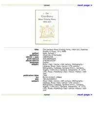 The Gardano Music... image