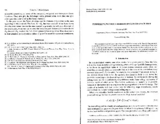 Tunneling without barriers... image