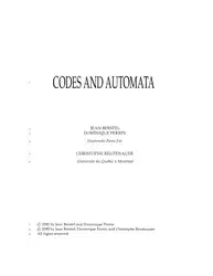 دانلود کتاب Codes and automata