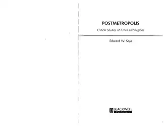 Postmetropolis: Critical Studies... image