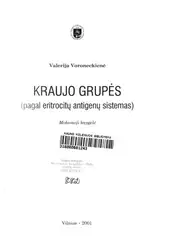 Kraujo grupės (pagal... image
