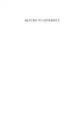 Return to Diversity:... image