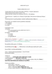 Mikrobiyoloji Özet Notu image