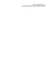 Wave phenomena: Modern... image