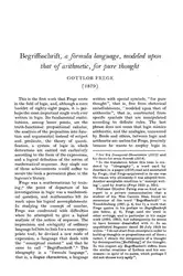 Begriffsschrift, a formula... image