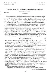 Complete asymptotic expansion... image