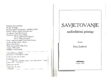 Savjetovanje - nedirektivni... image