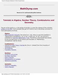 Tutorials in Elementary... image