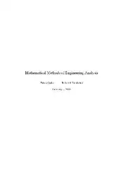 Mathematical methods of... image