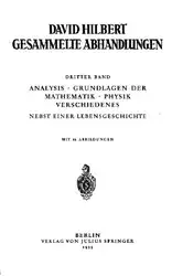 Gesammelte Abhandlungen. Analysis....