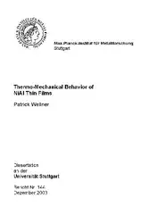 Thermo-mechanical behavior of... image