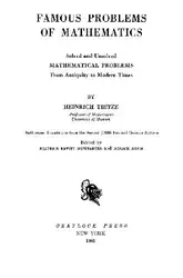 دانلود کتاب Famous problems of mathematics solved and unsolved