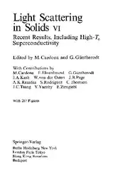 Download Light Scattering in Solids VI: Recent Results Including High-TC Superconductivity