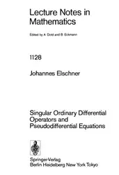 Singular Ordinary Differential... image