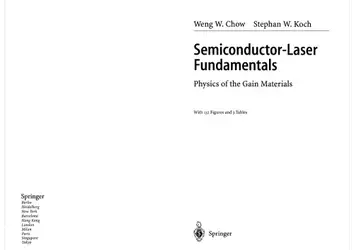 دانلود کتاب Semiconductor-Laser Fundamentals