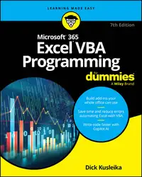 دانلود کتاب Microsoft 365 Excel VBA Programming For Dummies, 7th Edition