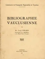 Bibliographie vauclusienne image