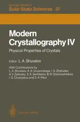 Modern Crystallography. Volume... image