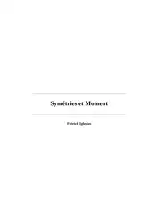 Symétries et moment image