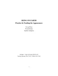 Being on Earth:... image