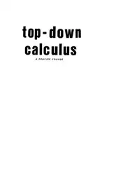Top-Down Calculus: A... image