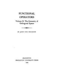 Functional Operators.The geometry... image