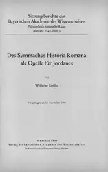 Des Symmachus Historia... image