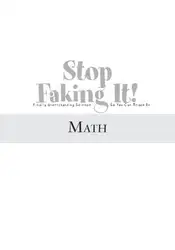 دانلود کتاب Math (Stop Faking It! Finally Understanding Science So You Can Teach It) (PB169X7)