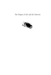 دانلود کتاب The origins of life and the universe