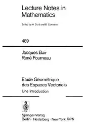 دانلود کتاب Etude Geometrique Des Espaces Vectoriels I