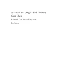 Multilevel and Longitudinal... image