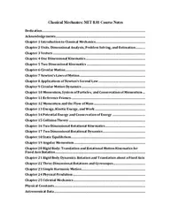 MIT ۸.۰۱ Classical... image